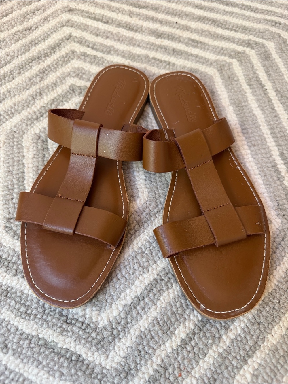 Madewell Boardwalk T-Strap Women's Sandals